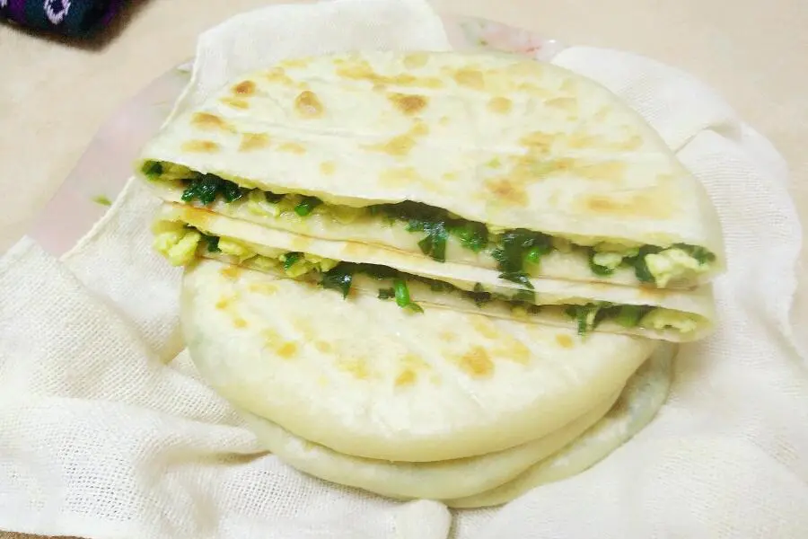 韭菜鸡蛋馅饼