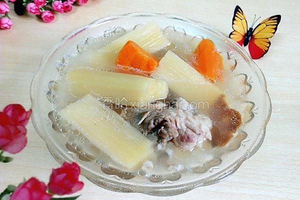 竹蔗筒骨汤