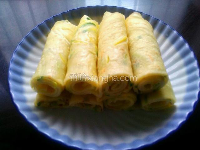 南瓜丝蛋饼