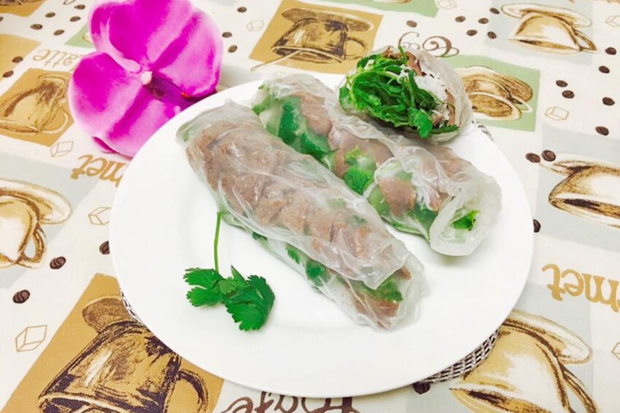 牛舌蔬菜卷
