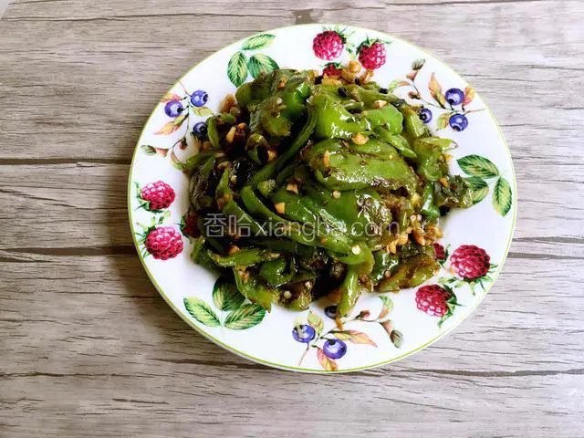 豆豉煸辣椒