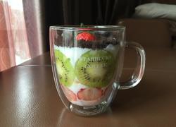 酸奶水果盆栽