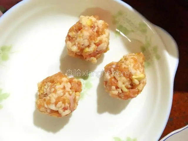 握成丸状