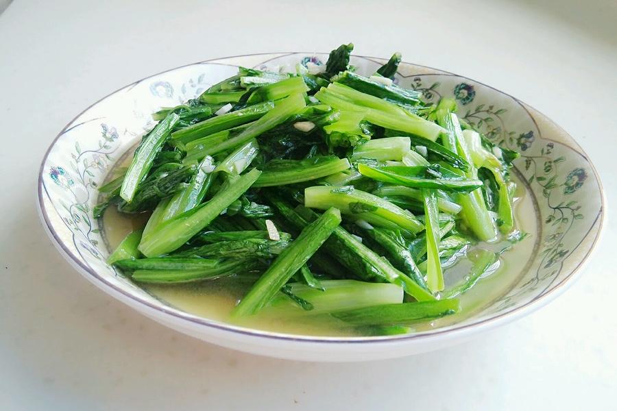 清炒油麦菜