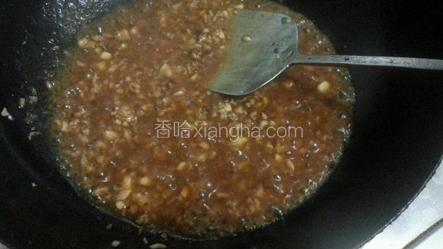 酱料勾芡好了
