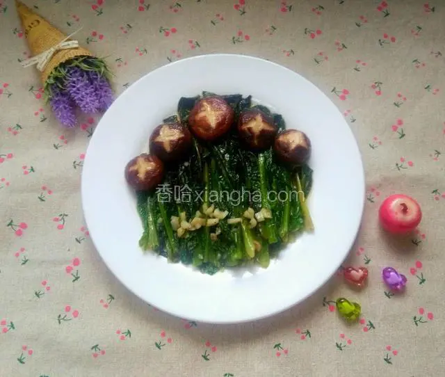 香菇扒莴苣叶