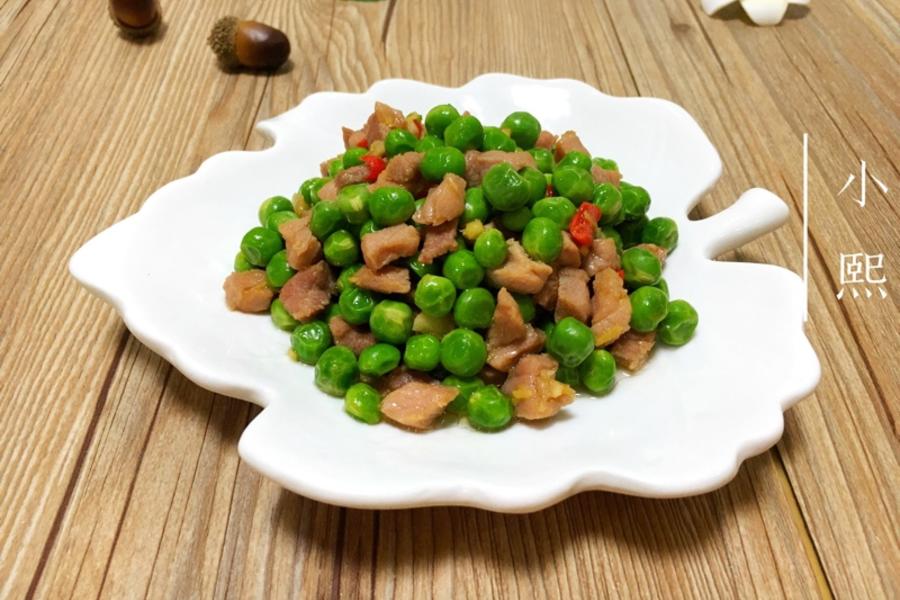 豌豆炒肉丁