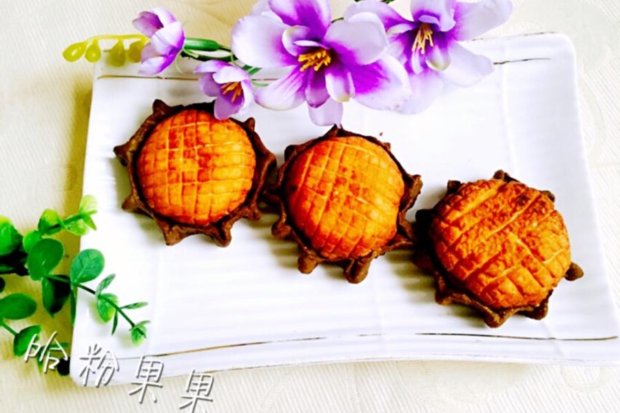 糯米红豆沙葵花饼