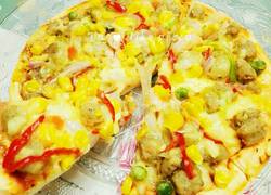 虾仁披萨～pizza