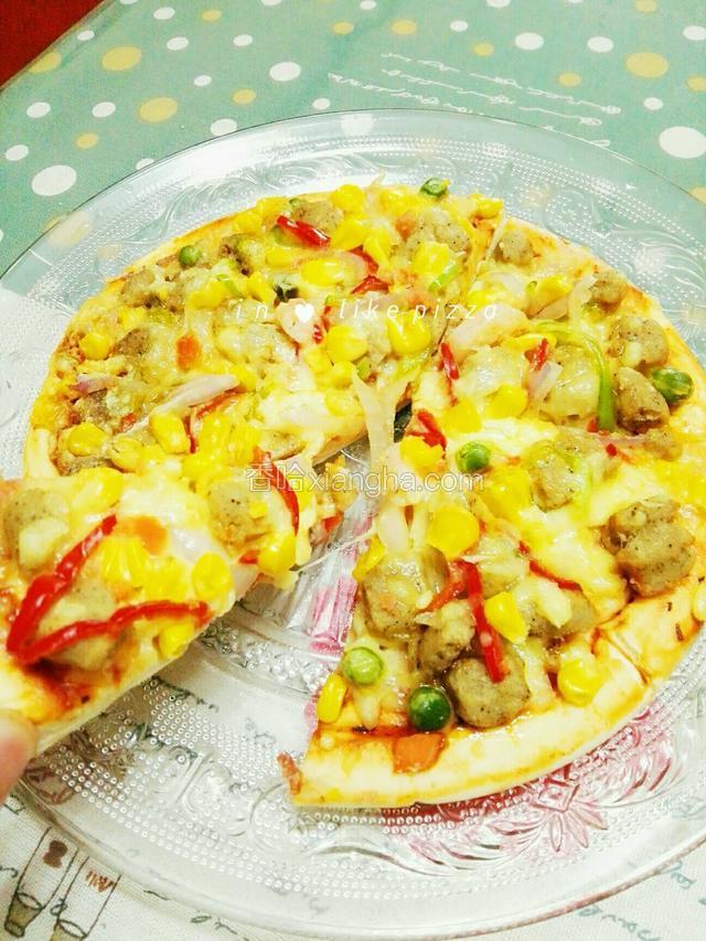 虾仁披萨～pizza