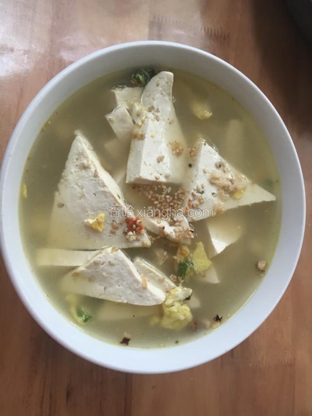 鸡蛋豆腐汤