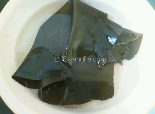 干海带提前四小时泡发