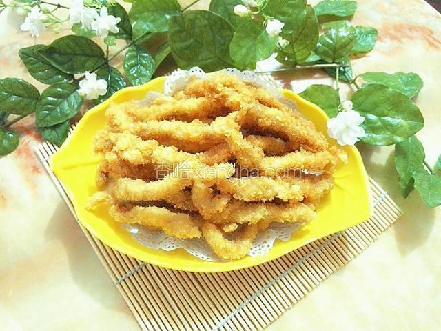 炸好的无骨鸡柳