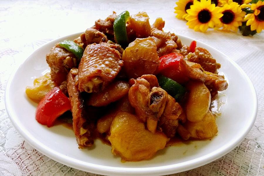 土豆焖鸡