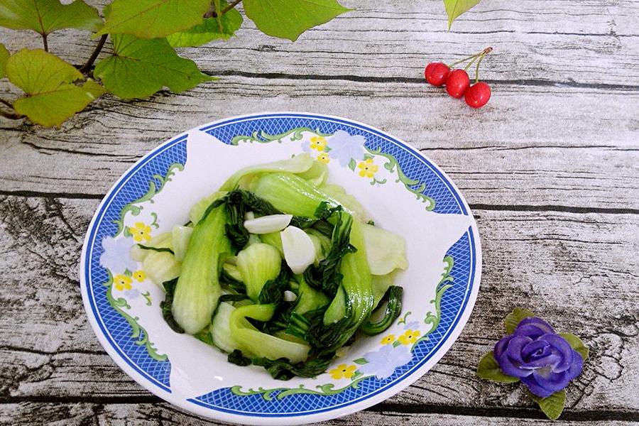 家常清炒油菜