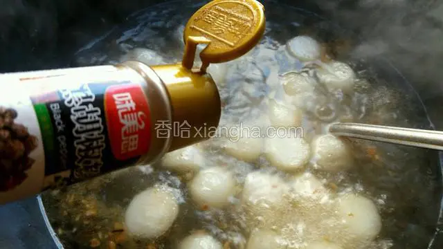 加鲜汤烧开，煮至冬瓜半透明时加盐和胡椒粉调味。