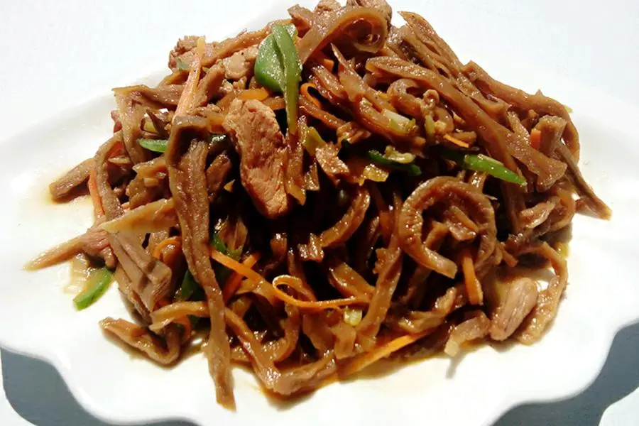 肉炒萝卜干