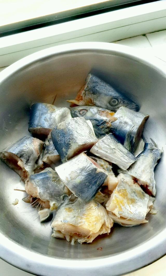 洗后切好段装保鲜袋