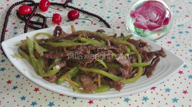 青椒炒牛肉丝