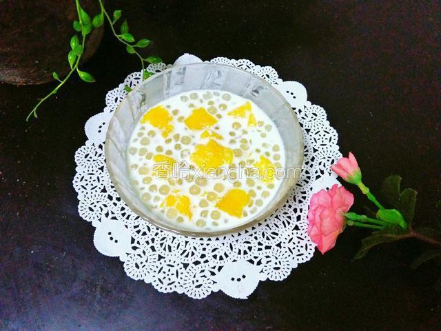 芒果牛奶西米露