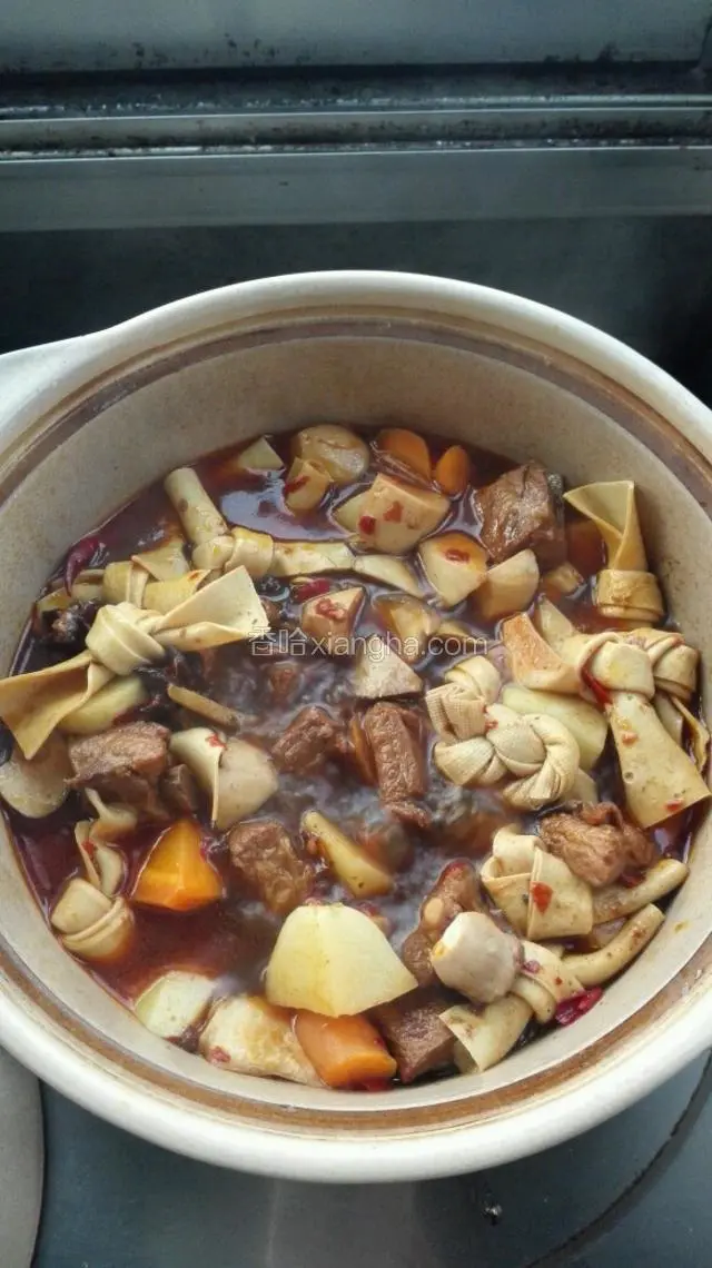 炖煮30分钟后即可