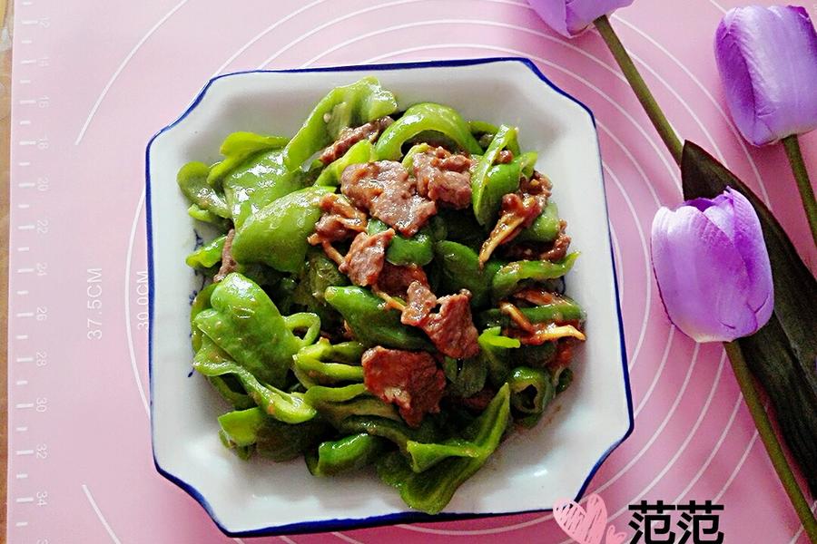 青椒牛肉小炒