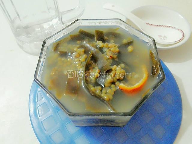 绿豆海带糖水