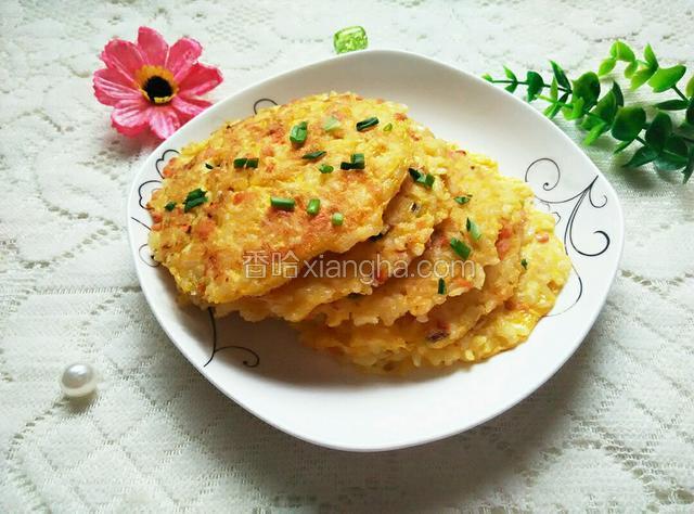 鸡蛋米饭煎饼