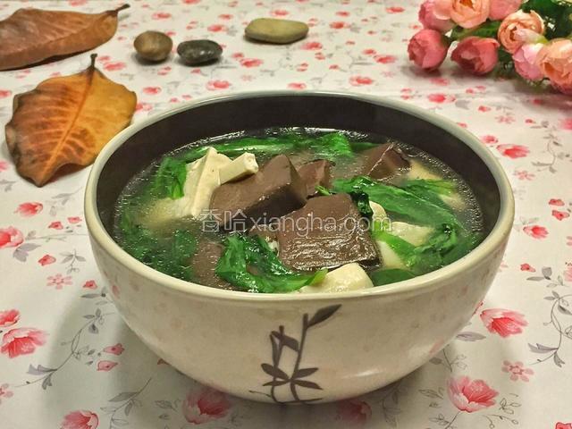 鸭血豆腐汤