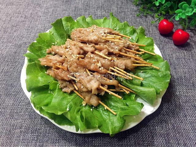 孜然牙签肉