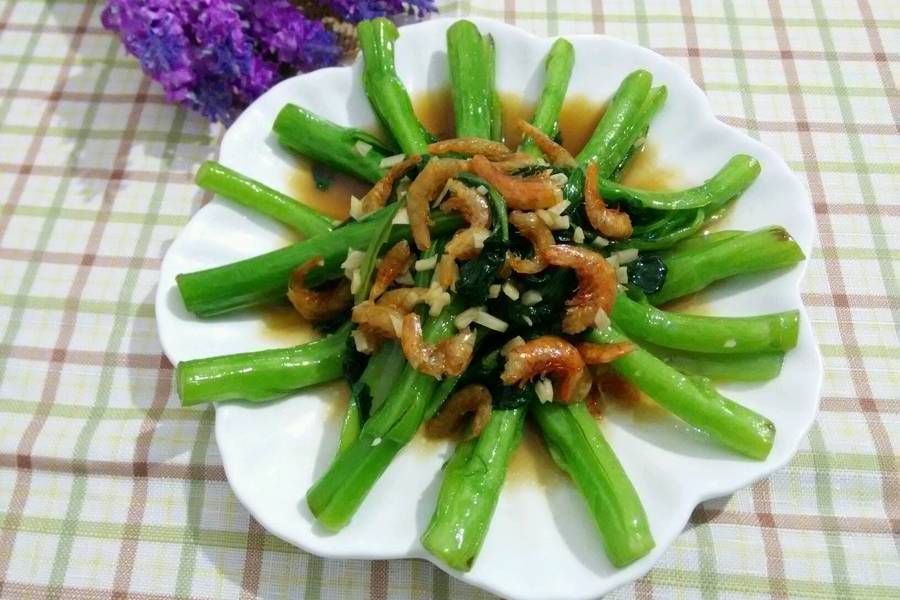 海米油菜苔