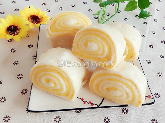 南瓜双色馒头