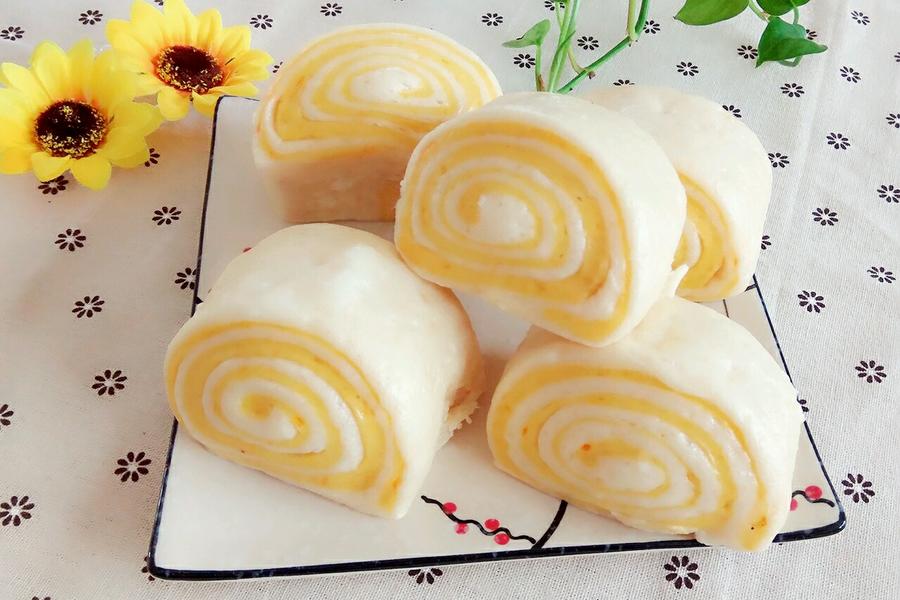 南瓜双色馒头