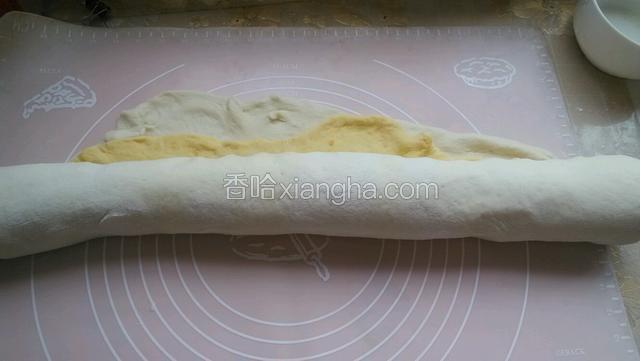 然后卷起来
