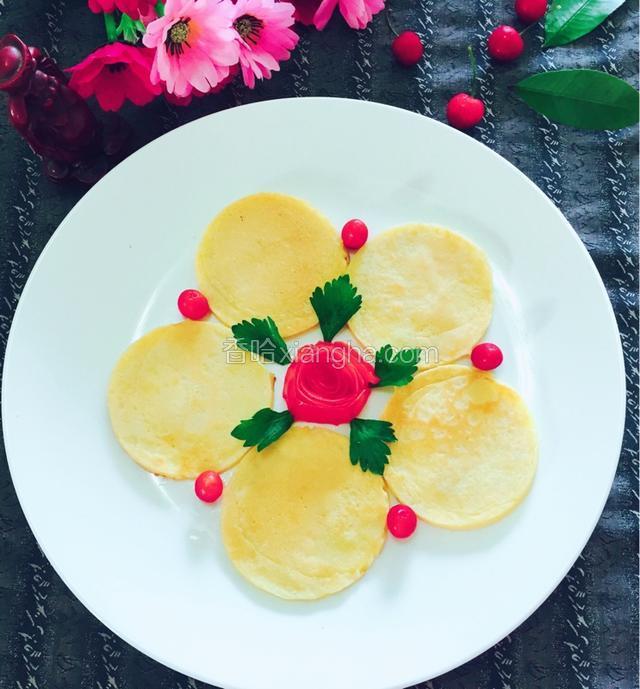 奶香鸡蛋玉米饼