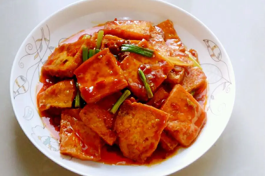 家常油炸豆腐