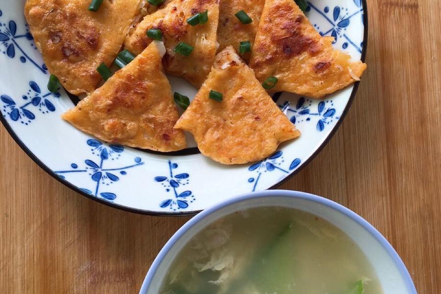 海鲜泡菜煎饼❤️