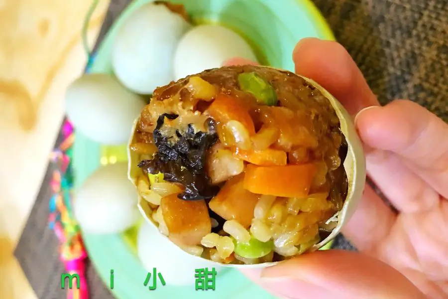 五彩糯米蛋
