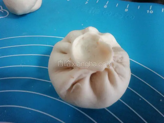 捏成包子