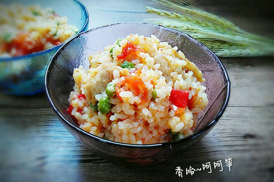 电饭煲番茄饭(懒人饭)