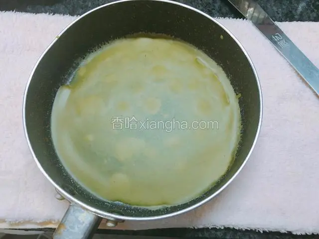小火烤制起泡离火