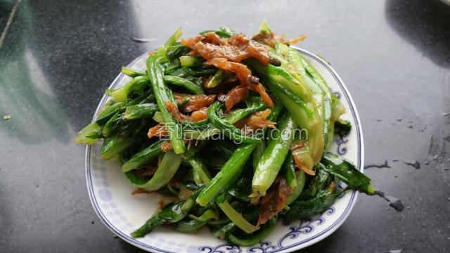 豆豉鲮鱼油麦菜