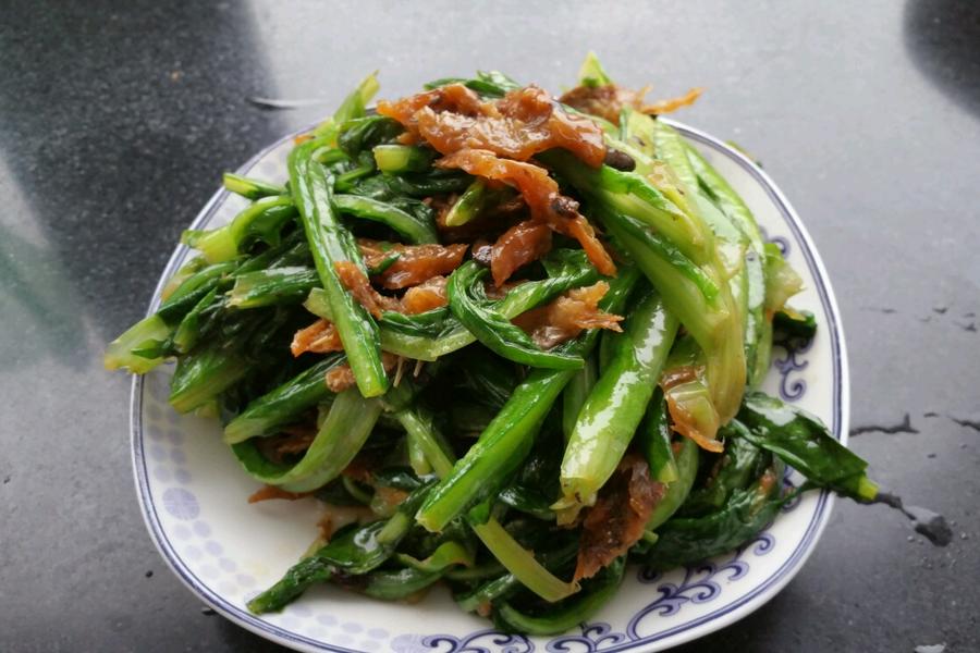 豆豉鲮鱼油麦菜