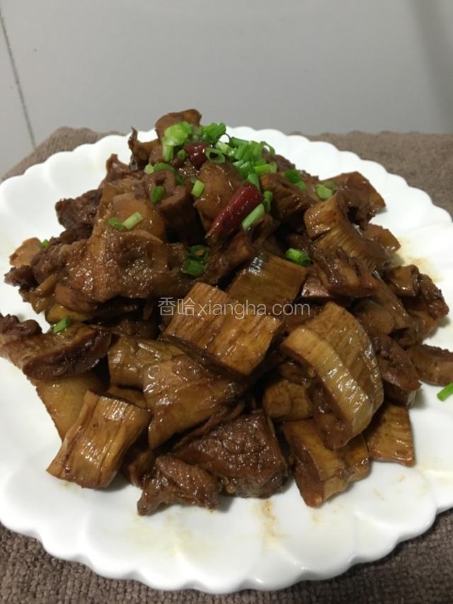 干笋红烧肉