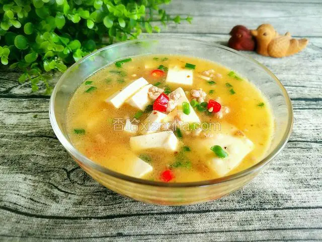 肉末煮豆腐