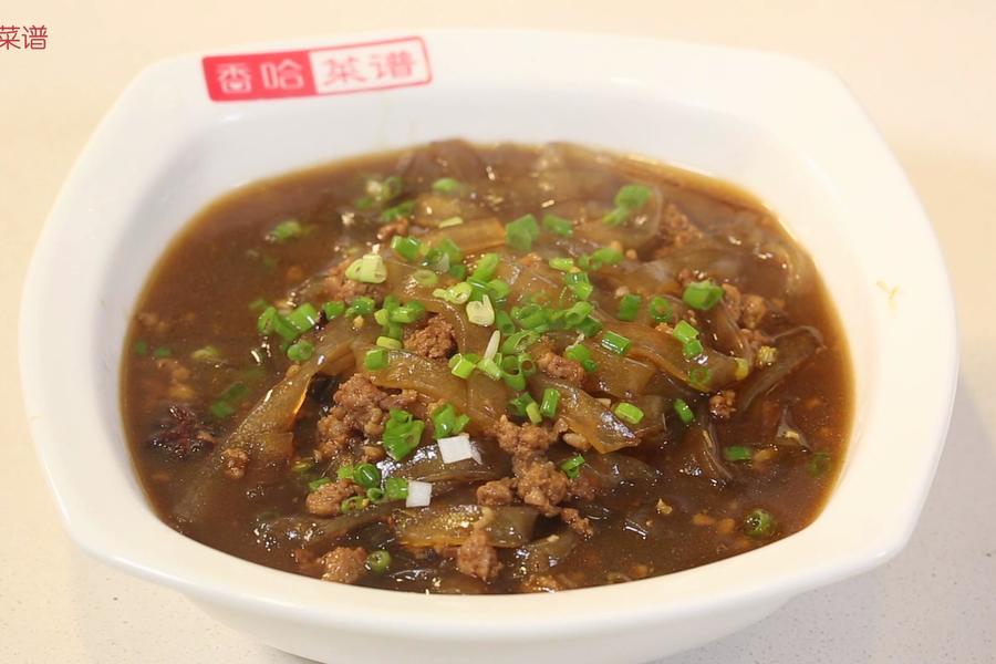 肉沫烧粉条