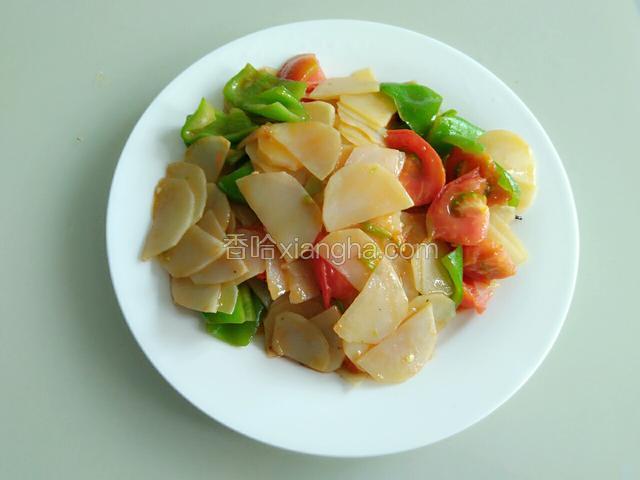 酸辣脆的红绿灯就做好了