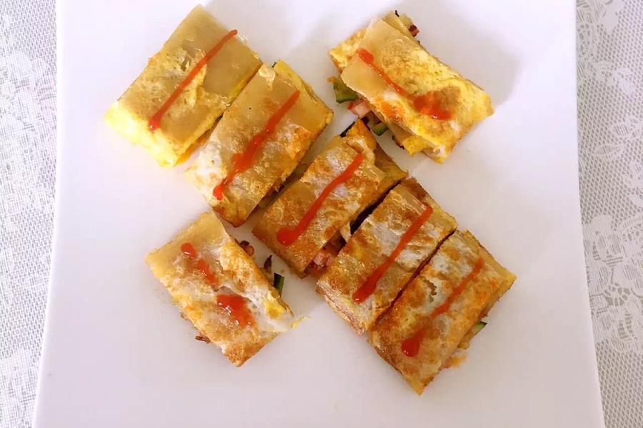 烤冷面（家常做法）