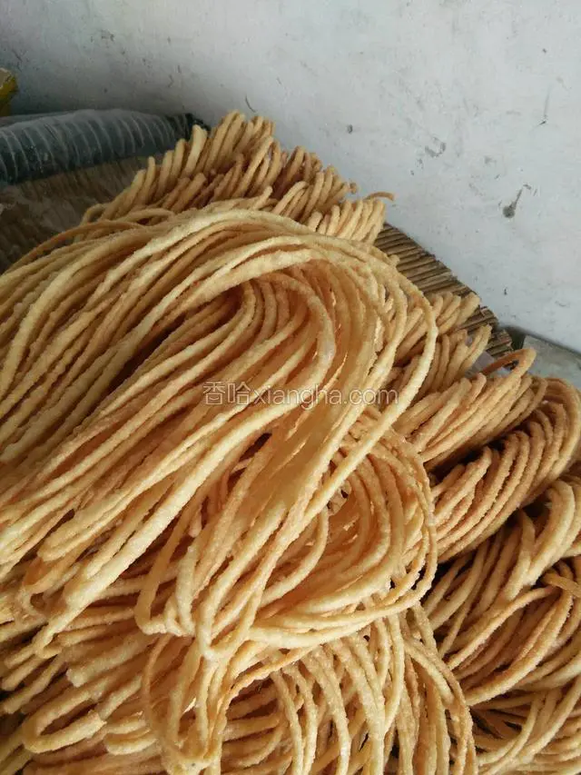 馓子出锅