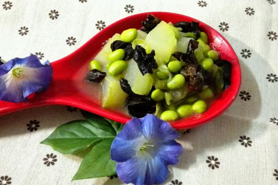 毛豆炖冬瓜